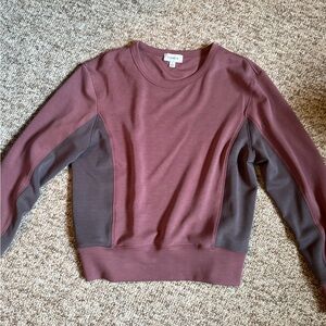 Evereve Mauve Crewneck Top